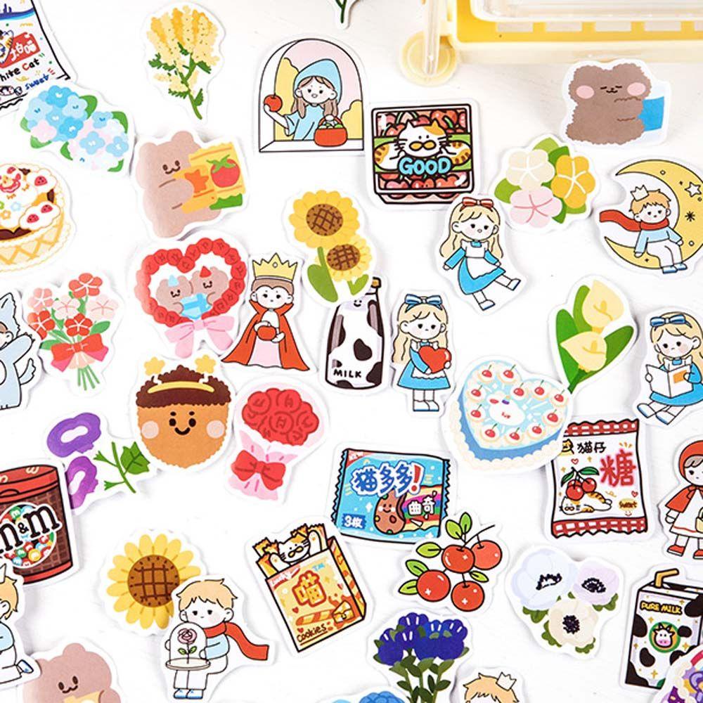 AUGUSTINA Sticker Dán Trang Trí Sổ Tay DIY Sáng Tạo