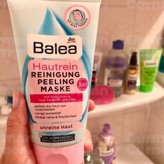 Sữa rửa mặt cho da mụn 3 trong 1 Balea tuýp 150ml