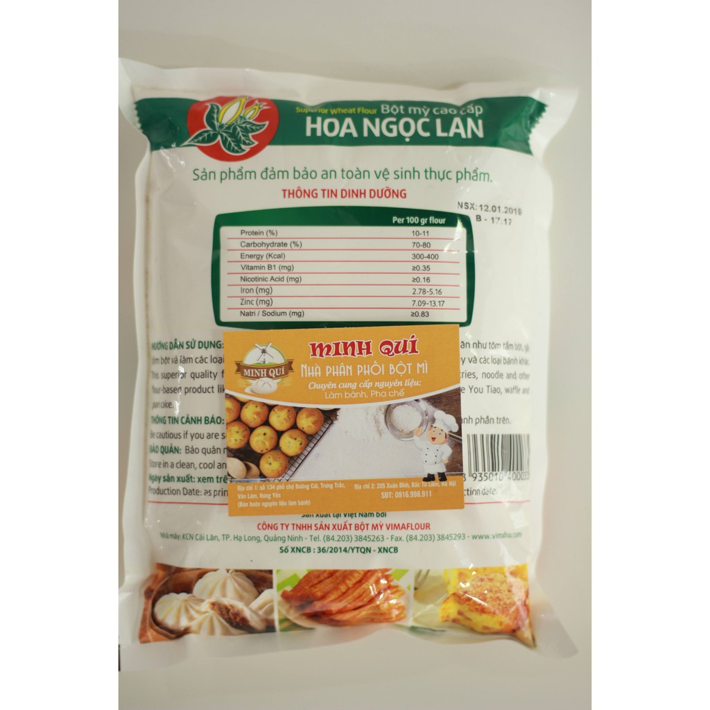 Bột mì hoa ngọc lan 1kg