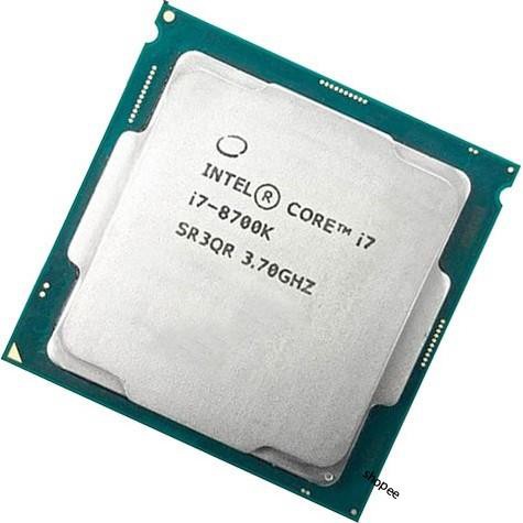 Bộ vi xử lý / CPU Intel Core i7-8700K (3.7GHz turbo up to 4.7Ghz, 6 nhân 12 luồng, 12MB Cache, 95W)