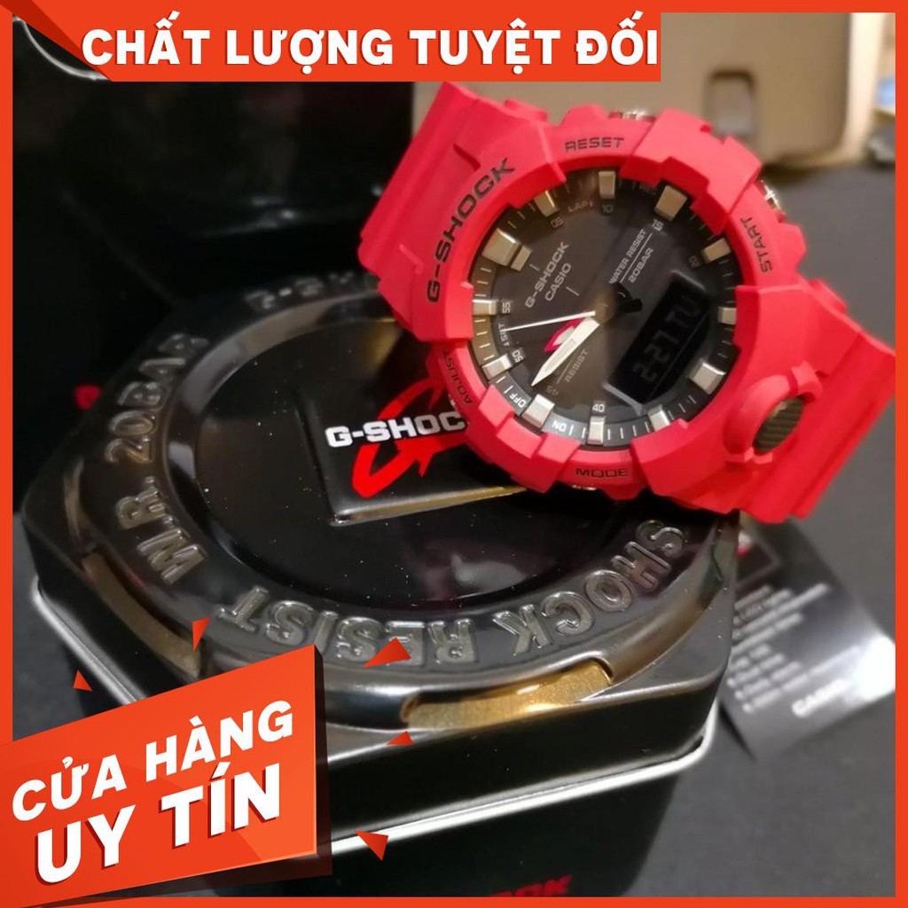 HOT Đồng hồ nam G-SHOCK chính hãng Casio Anh Khuê GA-800-4ADR Chống nước tuyệt đối