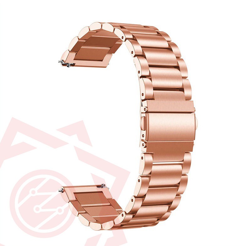 Quai thép đồng hồ thông minh 18mm 20mm 22mm cho Ticwatch Huawei Samsung Honor Garmin