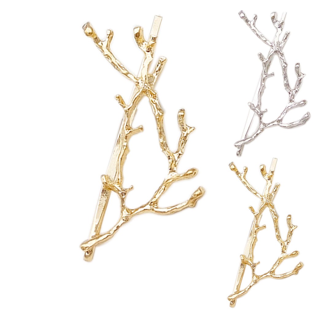 Kẹp Tóc Hợp Kim Hình Cành Cây Thanh Lịch Cho Nữ