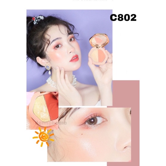 [ Siêu sale ] Phấn má hồng CVZ phấn mắt bắt sáng siêu xinh | BigBuy360 - bigbuy360.vn