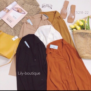 Sơ mi cổ vest tay dài 5 màu