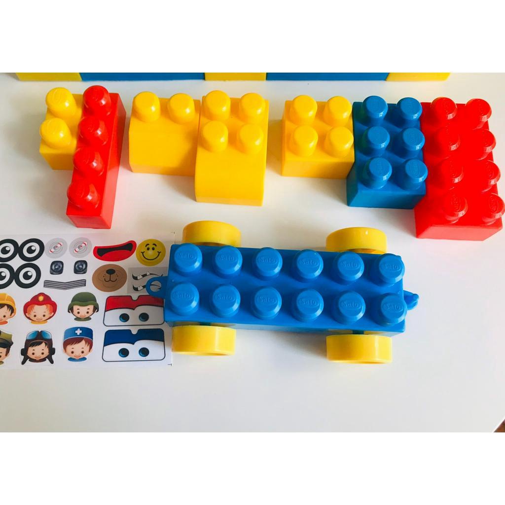 Đồ chơi xếp hình thông minh Sato 68 chi tiết ( Hàng Việt Nam)