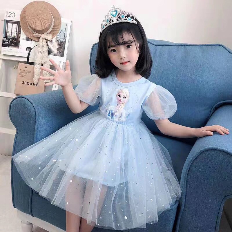 Váy công chúa Elsa cho bé 1-5 tuổi