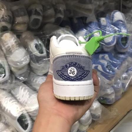 Giày thể thao AIR JORDAN 1 Low Paris thấp cổ màu xám xanh cực đẹp | BigBuy360 - bigbuy360.vn