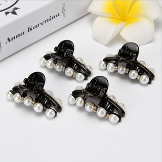 KẸP TÓC MINI ĐÍNH ĐÁ KÈ HẠT CHÂU PHONG CÁCH HÀN QUỐC