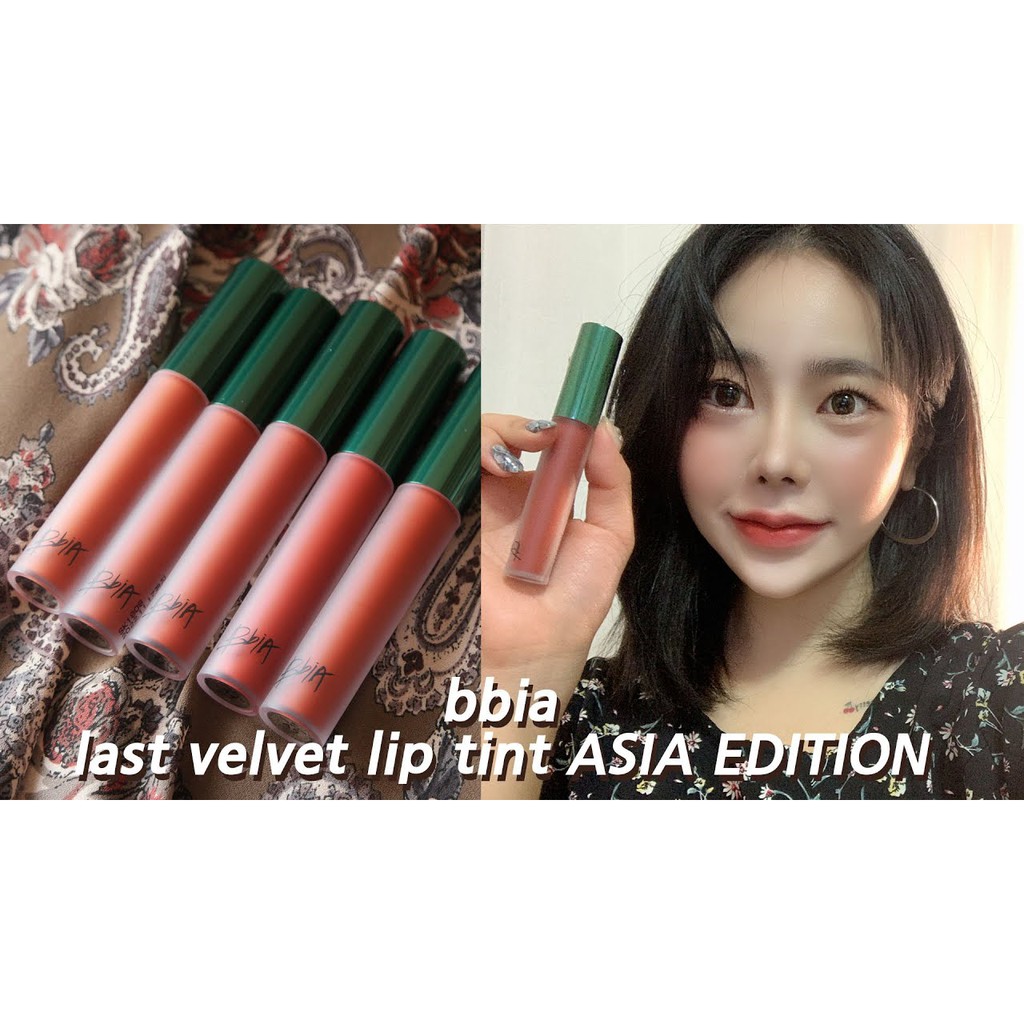 Son Kem Lì Bbia Velvet Lip Tint Bản Asia