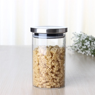Hũ thủy tinh tròn chịu nhiệt nắp inox hít kín hơi 1 lít SAPATA