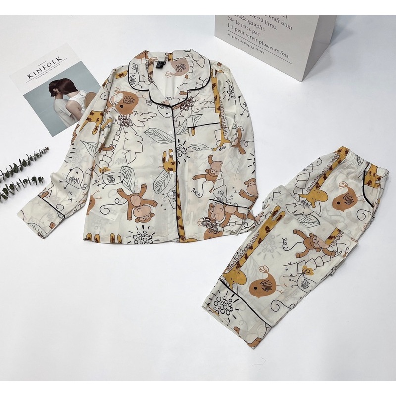 đồ bộ tay dài tole - lanh hàng xuất f21 , phù hợp với mọi lứa tuổi