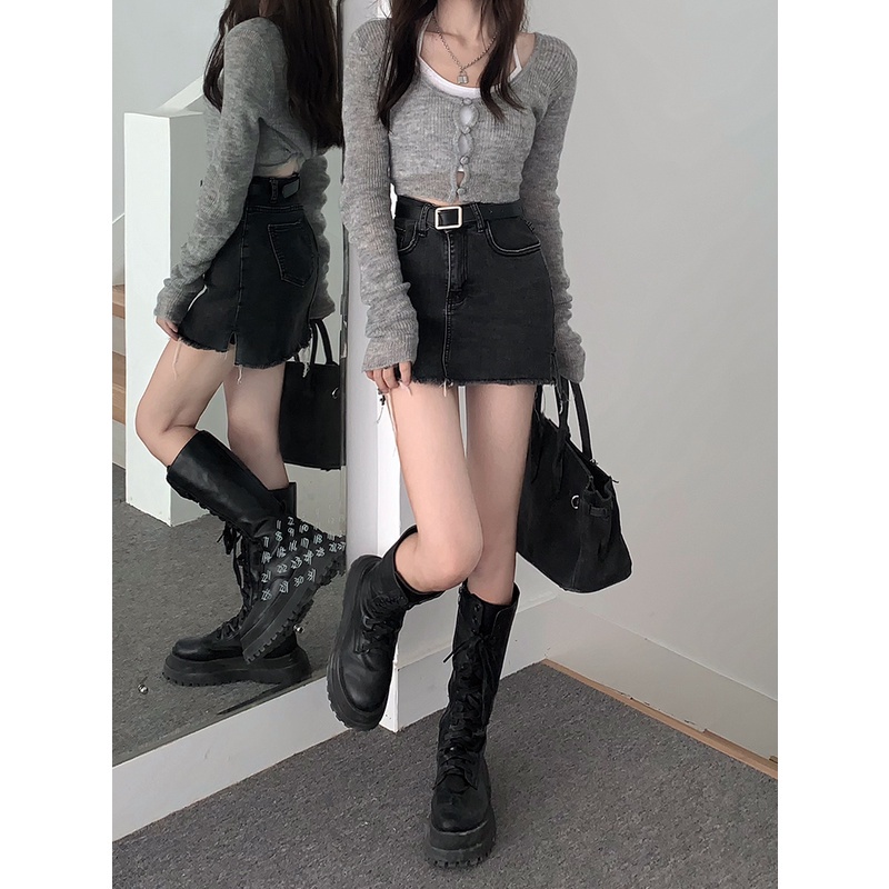 Áo cardigan Dệt Kim Tay Dài Phong Cách Hàn Quốc Thời Trang Quyến Rũ Cho Nữ