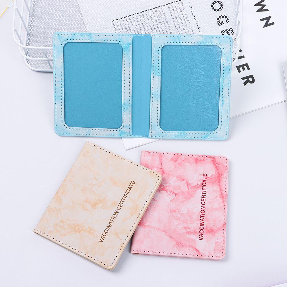 Bao đựng hộ chiếu UUMIR bằng da PU chống nước họa tiết cẩm thạch cho unisex