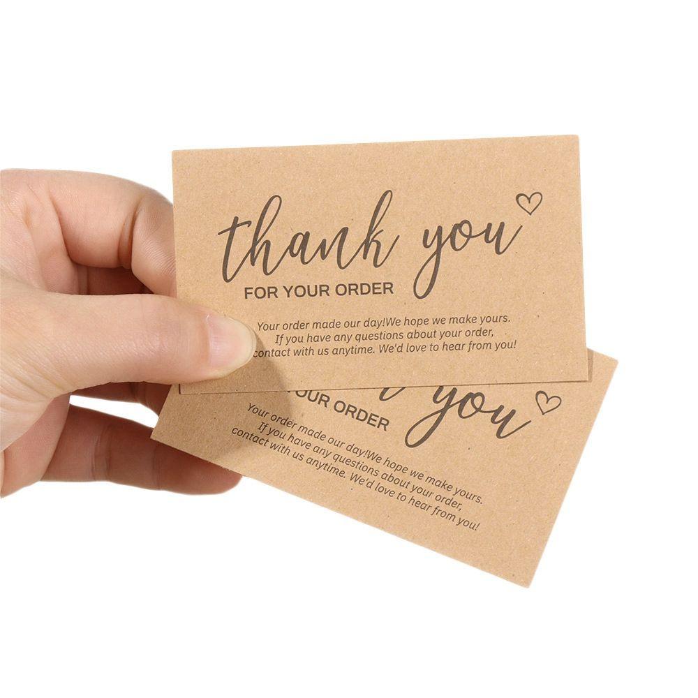 Set 30 Thẻ Quà Tặng Trang Trí In Chữ Thank You Enterprise