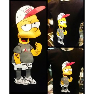 Áo thun simson đội nón