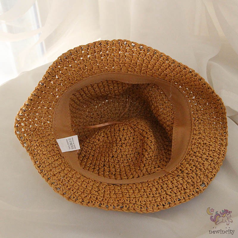 Nón Cối Phối Nơ Phong Cách Hàn Quốc Cho Bé Gái