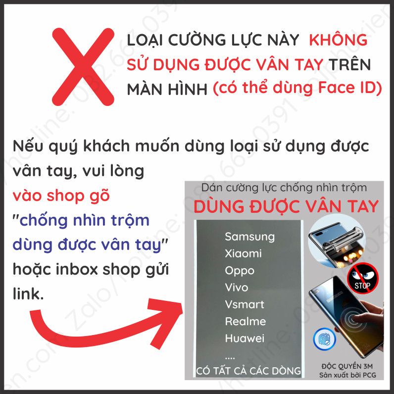 Dán cường lực chống nhìn trộm Vivo V25 / V25E loại NANO chống bể và PPF chống trầy
