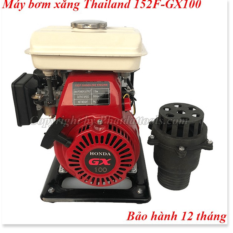 Máy bơm nước chạy xăng Thailand GX100-152F-Động cơ 4 thì tiết kiệm nhiên liệu