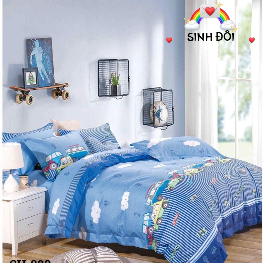 BỘ DRAP GIƯỜNG/ GA GIƯỜNG COTTON 100% - CH-803