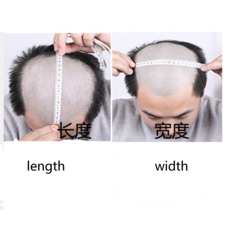 Tóc Giả 100% Tự Nhiên Có Kẹp Dành Cho Nam Giới
