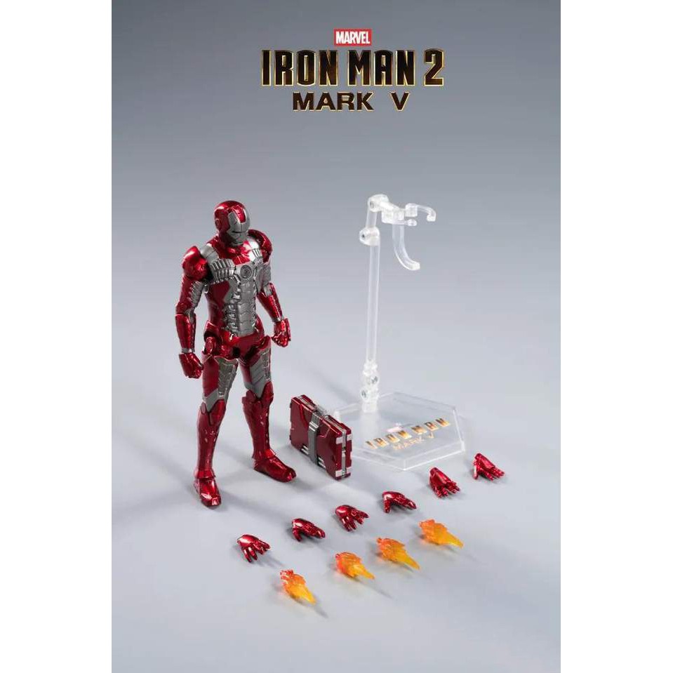 [Hàng có sẵn] Mô hình Iron Man Mark V (MK5) ZD Toys chính hãng