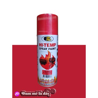 Sơn chống cháy màu đỏ -Sơn chịu nhiệt độ cao HI TEMP 200°C Bosny