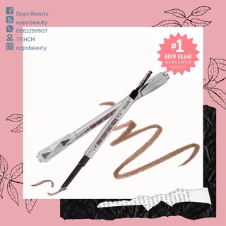Bút chì kẻ lông mày đầu vát, kèm cọ tán BENEFIT Goof Proof Brow Pencil