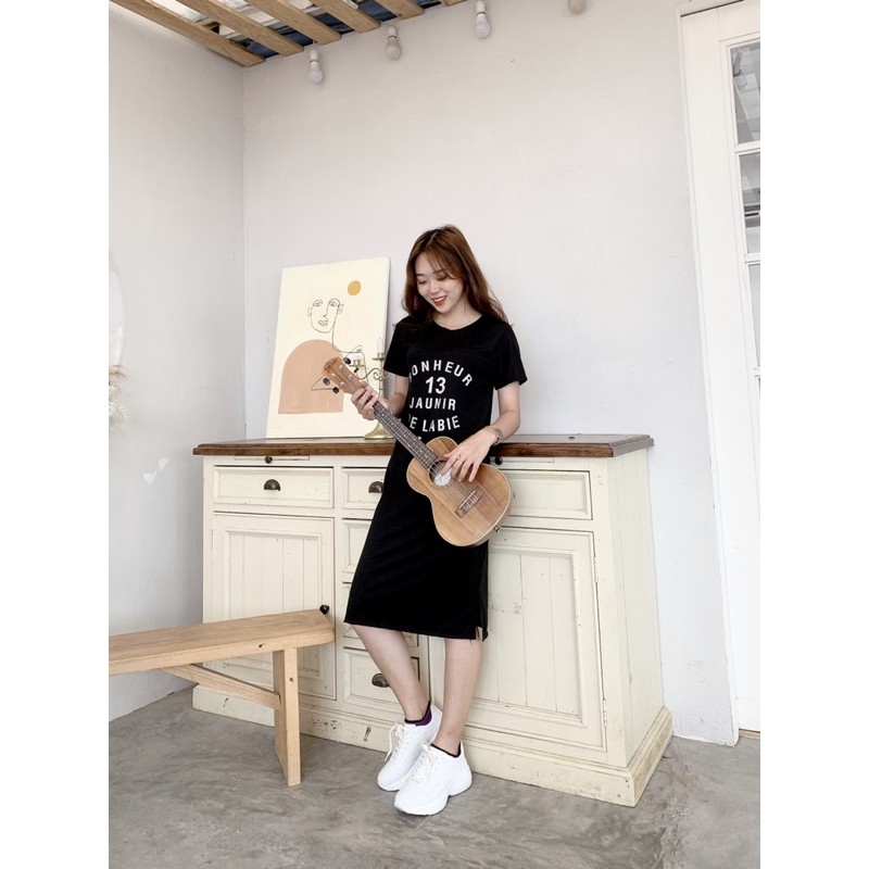 Ảnh thật: Váy xuông Midi cotton năng động IMES SHOP | BigBuy360 - bigbuy360.vn