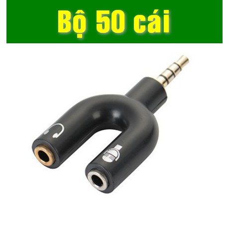 Bộ 50 cái gộp micro và audio âm thanh ra 1 jack cắm 3.5mm tiện lợi