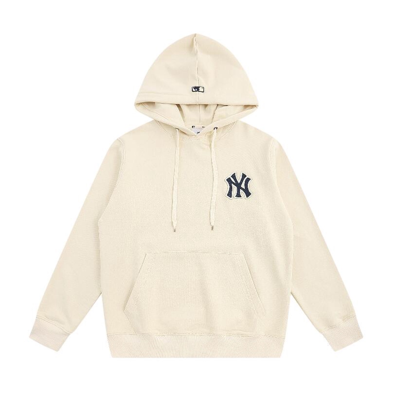 ❤❀  ❤ Mlb Áo Hoodie Họa Tiết Thêu Chữ NY Thời Trang Cho Nam Nữ