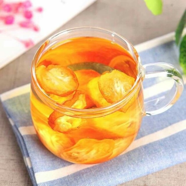 500g Trà quất vàng sấy khô, trà tắc vàng thái lát giúp thanh nhiệt, giảm ho, tăng sức đề kháng