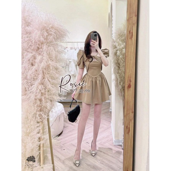 BIGSIZE ĐẦM CÁCH ĐIỆU TAY BỒNG XOÈ SIÊU XINH