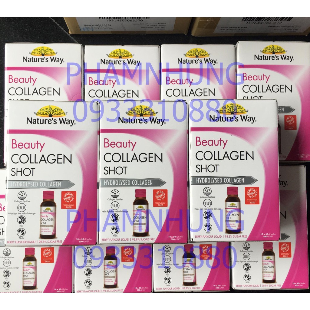Nước uống Collagen Beauty Collagen Shot Nature's way 500ml.