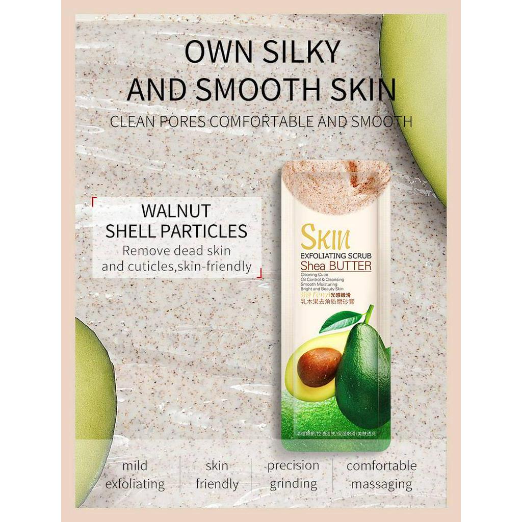 FENYI Scrub Mud Mask Cleansing Pores Tẩy tế bào chết Sữa rửa mặt làm sạch cơ thể