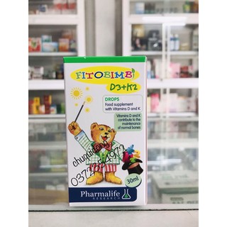Fitobimbi D3+ K2 _siro bổ dung D3 cho bé