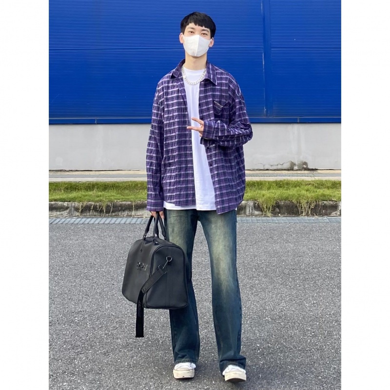 Quần Jean Dài Dáng Rộng Phong Cách Retro Đường Phố Mỹ Thời Trang Mùa Thu Giản Dị Dễ Phối Đồ Dành Cho Cặp Đôi