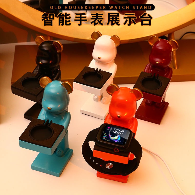 Đế Sạc Đứng Họa Tiết Chuột mickey Hoạt Hình Đơn Giản Cho apple watch