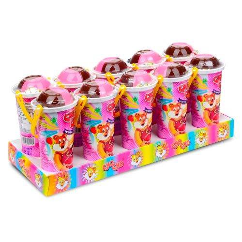 Bánh chấm Chocho Water Snack Socola Dâu (10 x 40g) - Hàng phân phối độc quyền