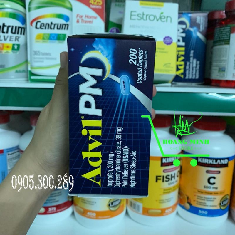 🇺🇸 200 Viên ADVlL PM của Mỹ 🇺🇸