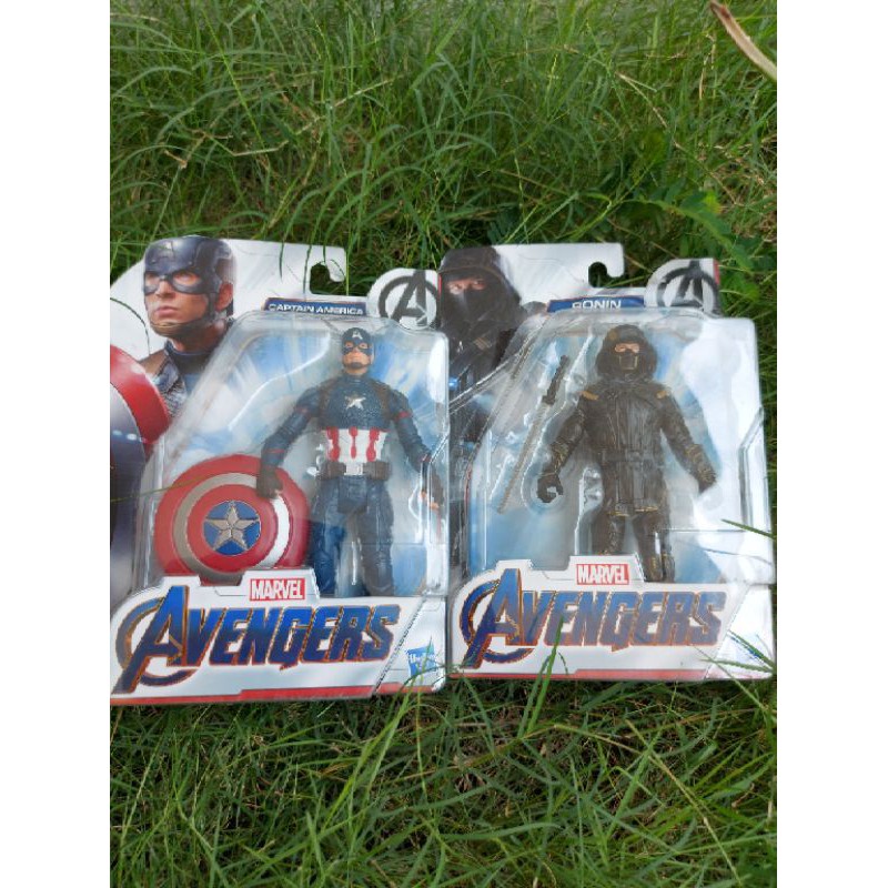 Đồ chơi Action figure nhân vật của Marvel. Captian và Ronin.Hàng chính hãng của Hasbro.