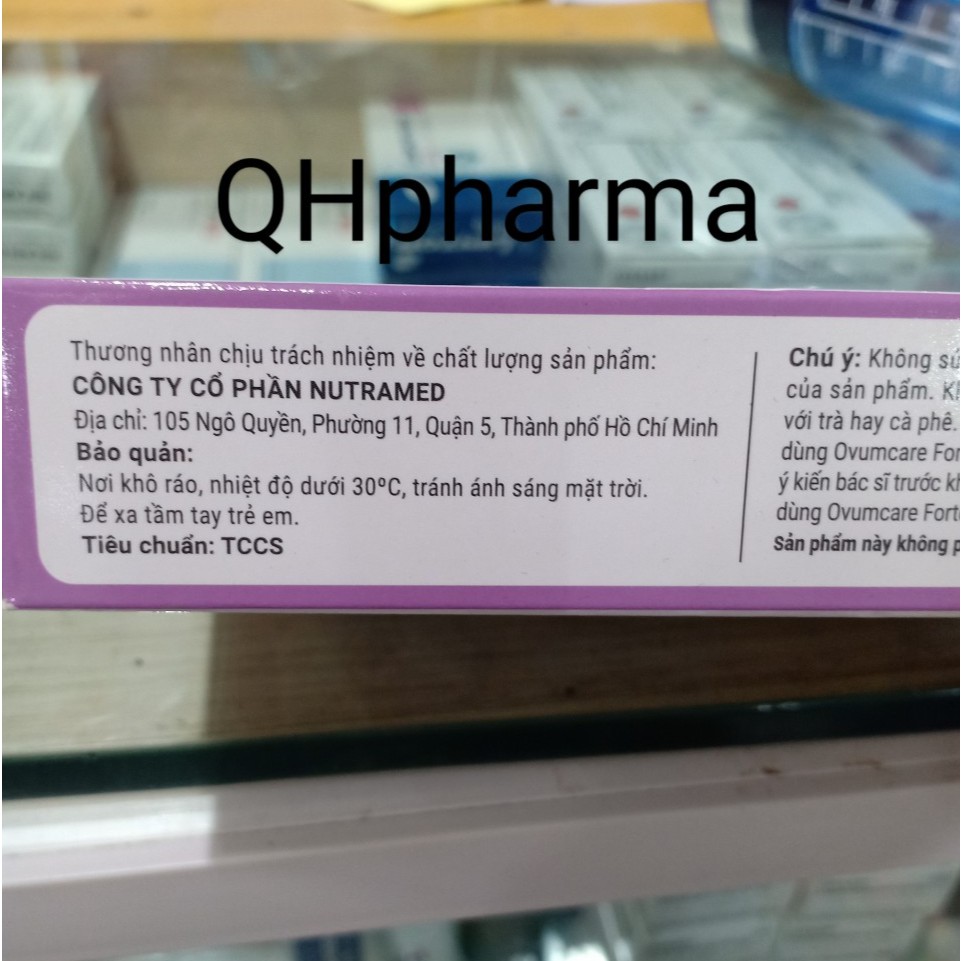 Viên uống OVUMCARE FORTE hộp 30 viên tăng cường sức khỏe nữ giới
