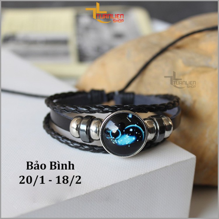 Vòng đeo tay nam nữ 12 chòm sao - Aquarius (Sao Bảo Bình) 20/01-18/02
