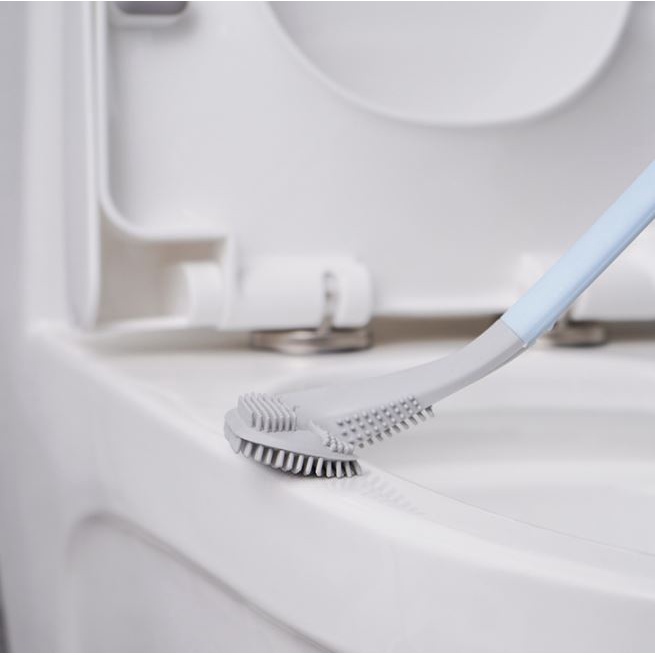 Chổi Cọ Bồn Cầu Thông Minh Silicon - Chổi Cọ Rửa Toilet Nhà Vệ Sinh 88327 Lamon Store