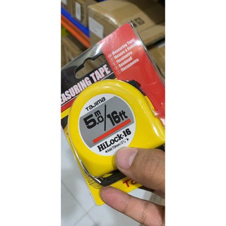 Thước dây Tajima- Nhật Bản, Vỏ và ruột thước màu vàng, 2 hệ M/Ft