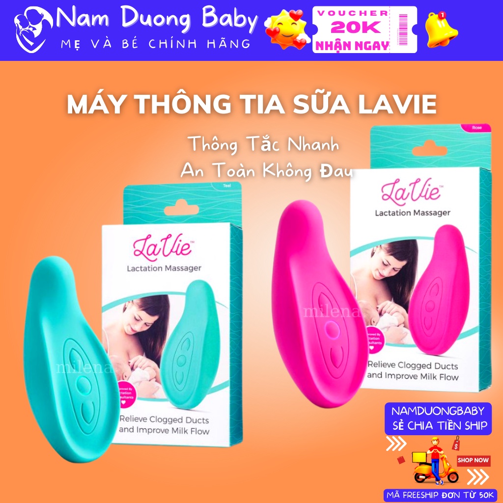 Máy thông tắc tia sữa Lavie thương hiệu Mỹ massage thông tắc tia sữa chữa tắc tia sữa nổi cục hiệu quả