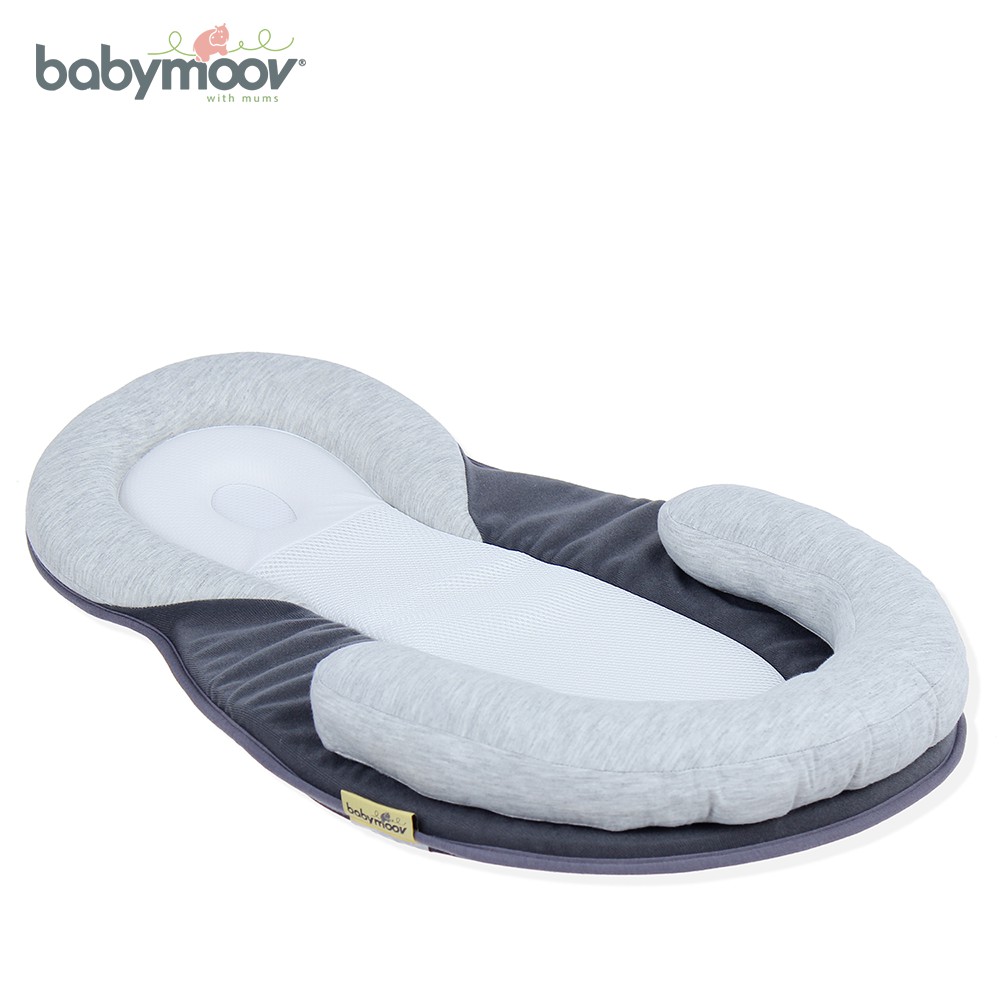 ĐỆM NGỦ ĐÚNG TƯ THẾ BABYMOOV BM15322 ( màu xanh, ghi, be )