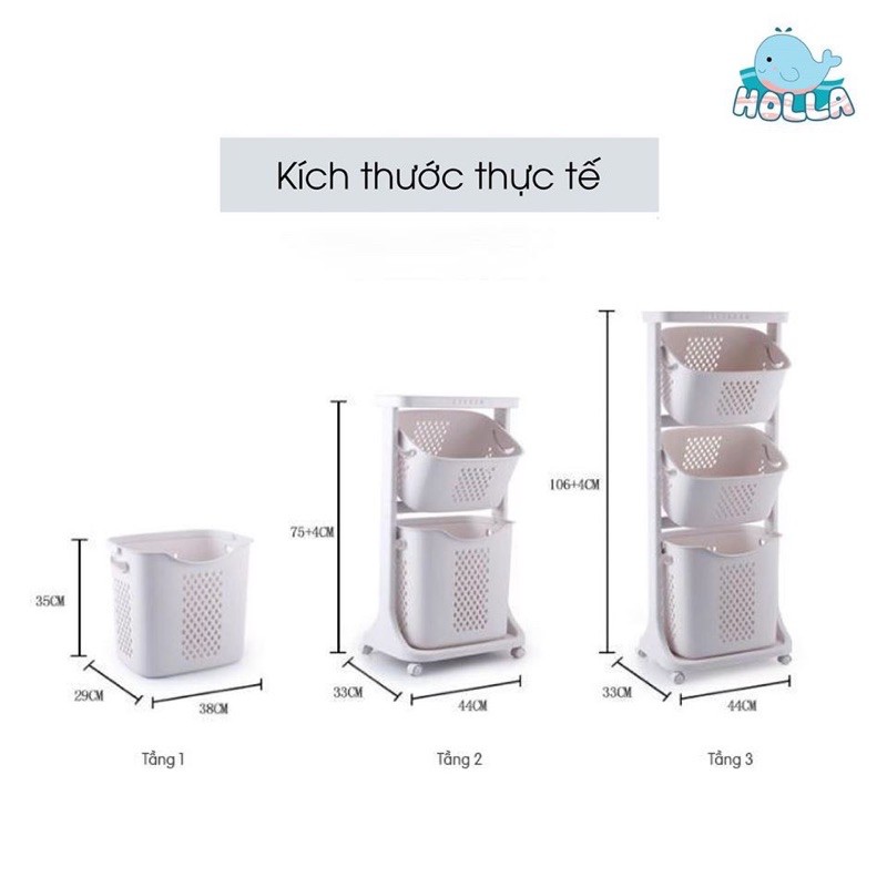 KỆ PLASTIC 3 TẦNG ĐỂ ĐỒ CHO BÉ