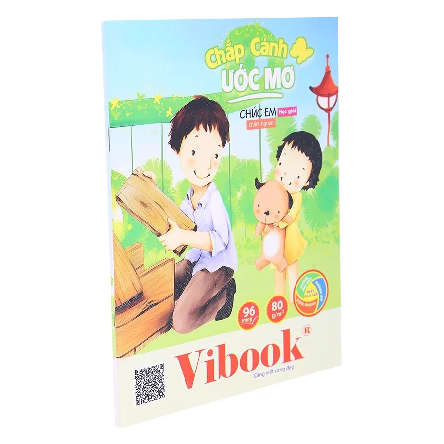 Lốc 10 Cuốn Tập Học Sinh Vibook - Happy Chắp Cánh Ước Mơ - 96 Trang - 2010100052584