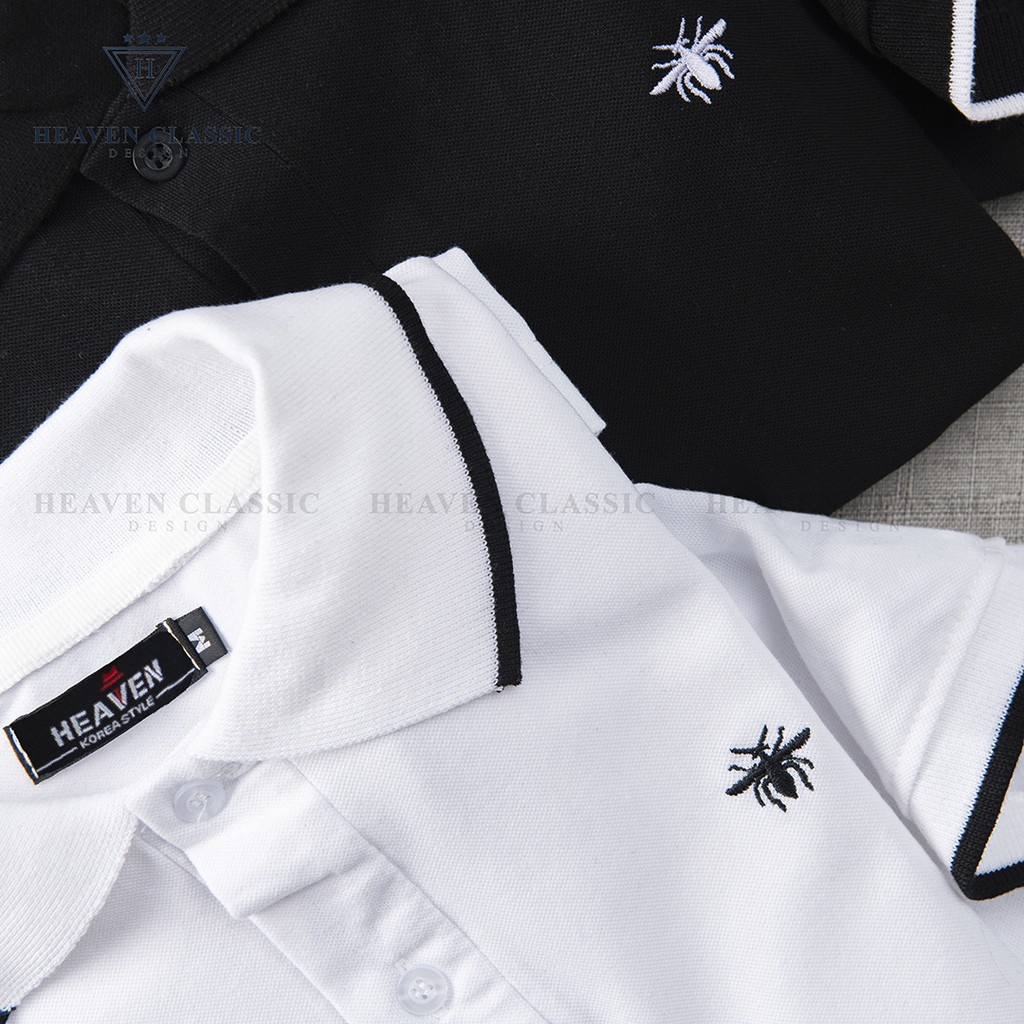 ⚡Áo Polo Nam thêu ong ⚡ 2 màu cực đẹp, hàng chính hãng Heaven